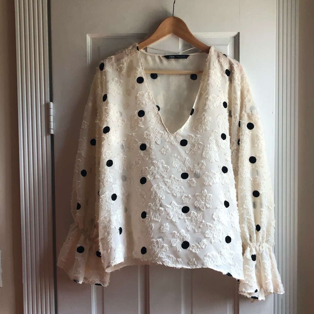 Zara Sheer Blouse